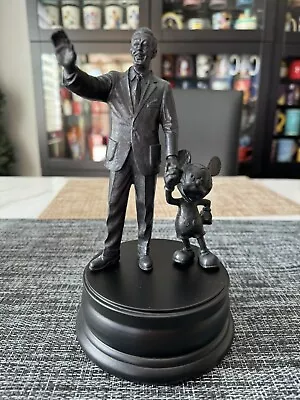 Art Of Disney Walt And Mickey Mouse PARTNERS Bronze Statue WDW Magic Kingdom NIB • $199