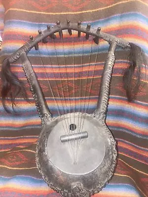 Antique Ethiopian 8 String Musical Instrument Lyre/ Nyatiti/ • $355