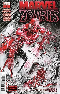 Marvel Zombies Black White & Blood #2 Cover A Checchetto Marvel Comics 2023 EB40 • $5.99