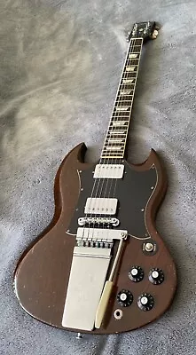 1971 Gibson SG Standard Walnut  Maestro Vibrola Original Vintage Gibson Guitar • $5995.95