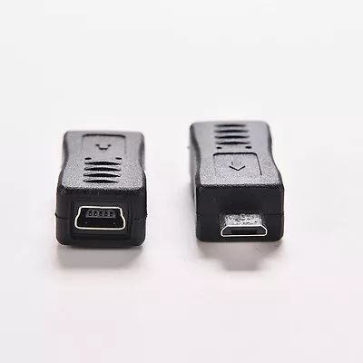 2 Mini USB Female To Micro USB Male Adapter Data Charger Converter ConnectioO-LU • $5.59