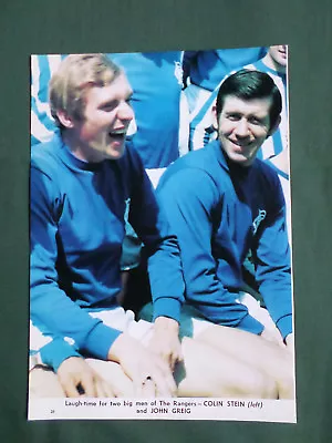 Colin Stein - John Greig - Rangers  Football Players -1 Page  Picture Clipping • £1.99