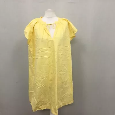 Mango Shift Dress Womens Uk Small Yellow (S) • $10.09