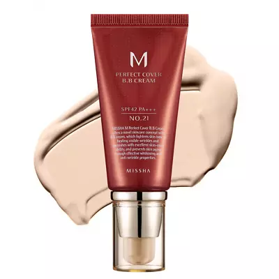 Missha M Perfect Cover SPF42 ~ #21 ~ 50ml ~ EXP 19 May 2024 ~ US Seller !!! • $8.99