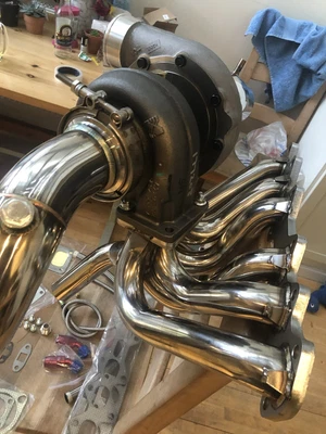 £2750 • Buy Toyota Supra 2JZGTE Single Turbo Kit BorgWarner ￼AEM Series 2 Ecu 1000cc Fuel