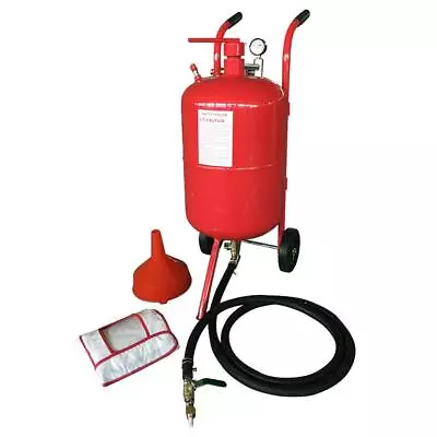 10 Gallon Sandblaster Portable Air Sand Blaster Media Abrasive Red NEW • $116.89