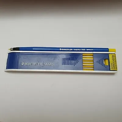 Vintage Staedtler Clutch Pencils - 788 Yellow + Refills • $17