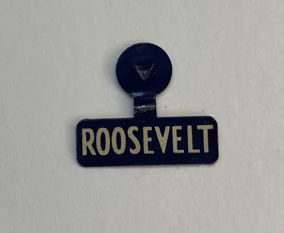 Vintage 1940 President Franklin Roosevelt FDR Political Campaign Button Tab Pin • $9.45