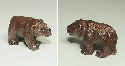 Brown Bear Antique Cast Metal Wildlife Figurine 1  Long 5/8  Tall • $9.99