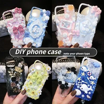 DIY Ultra Kawaii Style Decoden Phone Case Sweet Desert Gothic Lolita Fashion  • $22.08