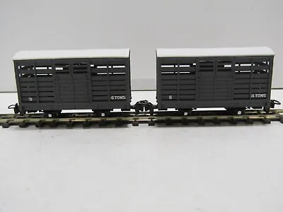 £30.95 • Buy 009 Narrow Gauge - 2 X Cattle Wagons - Excellent Completed 3d Models