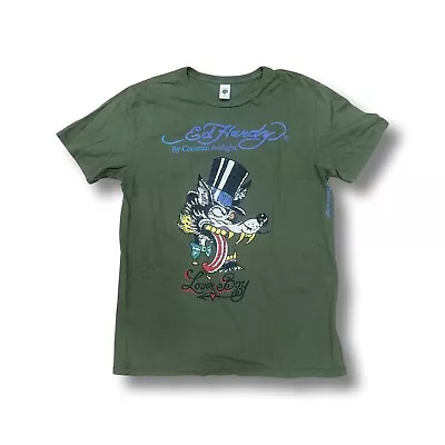 Y2K Ed Hardy Christian Audigier Lover Boy Tshirt  XL • $40