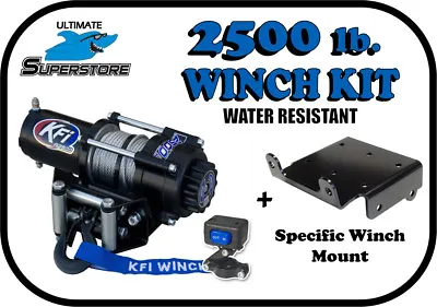 KFI 2500 LB Winch Mount Kit 2007-14 Yamaha Bruin 350 / Grizzly 350 / Kodiak 350 • $280.95