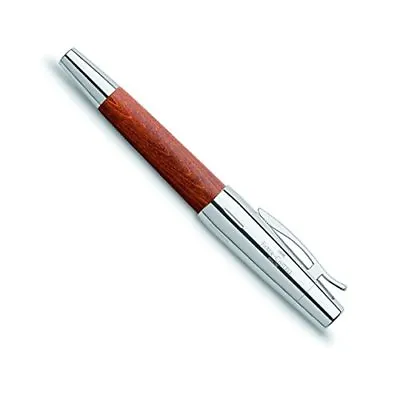 Graf Von Faber-Castell E Motion Fountain Pen - Red Brown Fine Nib 148201 • $140.85