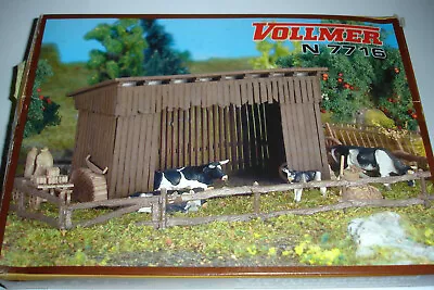 Vollmer N (4)7716 Stable Cattle Shelter With Fence Kit • $18.75