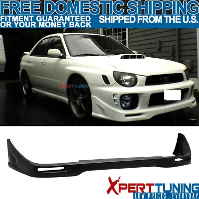 Fit For 02-03 Subaru Impreza WRX STI Front Bumper Lip Unpainted - PU • $127.99