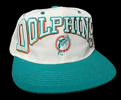 Vintage NFL 1990’s Miami Dolphins Drew Pearson Snapback Cap • £60