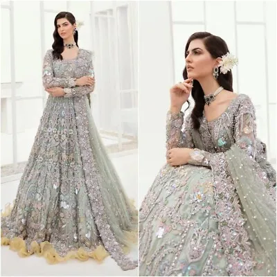 Pakistani Bridal Dresses Wedding Clothes Maxi Frock Nikkah Dress Indian Outfit • $279.99