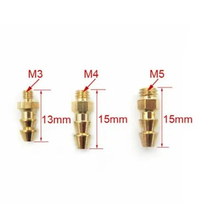 RC Boat Parts Water Nipple Nozzle 5pcs Brass M3/M4/M5 For RC Boat For RC Marine • $7.83