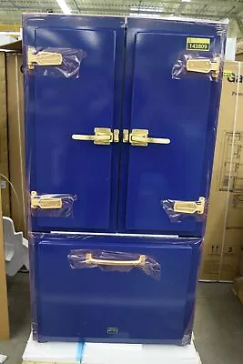 Big Chill BC22BFBB 36  Cobalt Blue French Door Refrigerator NOB #143809 • $4799