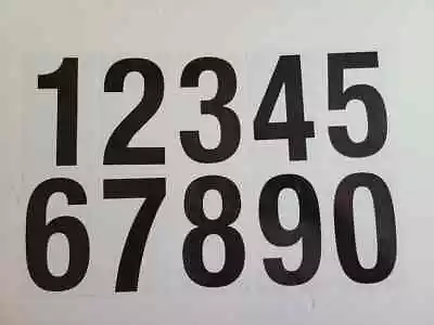 Choice Of Big 5  Numbers Vinyl Decal Stickers Street Address Mailbox House Home • $2.90