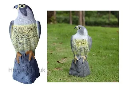 Falcon Pest Deterrent Garden Lawn Pond Bird Cat Scarer Decoy Decorative Hawk 102 • £12.95