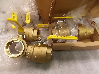 Smith Cooper 2  Inch FNPT 2 Piece Brass Inline Ball Valve 250Psi FREE Ship Aftr1 • $49.99