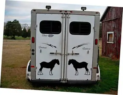 Clydesdale Stickers Mirrored TP 1317 Vinyl 12  Decal Draft Horse • $19.78