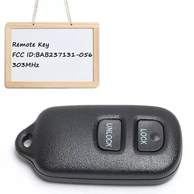 For Toyota Keyless Entry Remote Key Fob FCC ID: BAB237131-056 RS3200 08191-00922 • $17.50