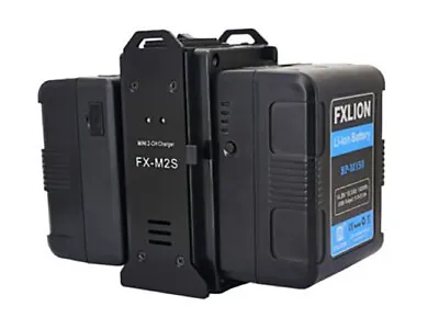 FXXION Dual MINI V-Lock Charger 16.8V/2A Dual Charger V-Mount Charger • £157.21