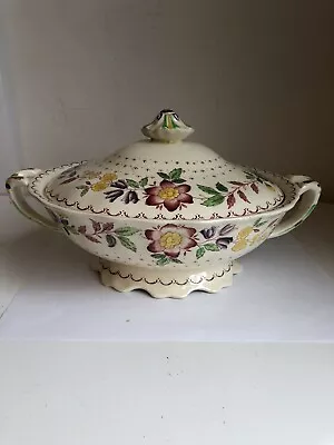 Vintage Mason Strathmore  Oval Covered Vegetable Dish Ironstone C6491 England • $100