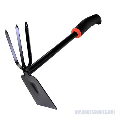 £8.45 • Buy Hand Hoe Digger Digging Dutch Fork Garden Cultivator Gardening Tool Planting