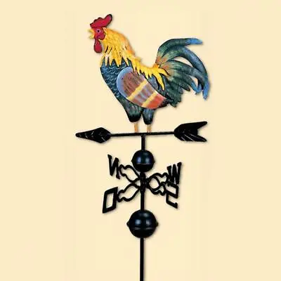 Weather Vane Cockerel  Weathervane Iron Structure - Colorful Rooster • £53.11