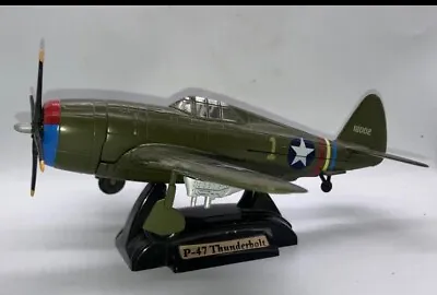 Motor Max P-47 Thunderbolt Airplane Die Cast 1:48 76316 Model Fighter Jet • $19.47