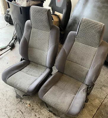 89 Toyota MR2 AW11 Cloth Seat Set (Left / Right) Manual Adjustment • $527.96