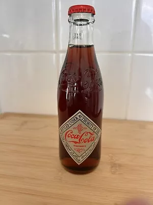 Coca-Cola 125th Anniversary Limited Edition Glass Bottle Never Opened • £9