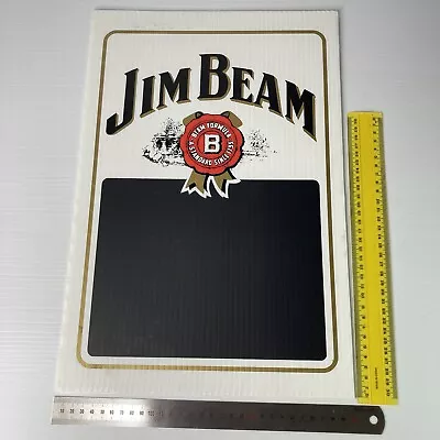 Jim Beam Corflute Blackboard Advertising Sign 45x30cm Man Cave HTF • $45