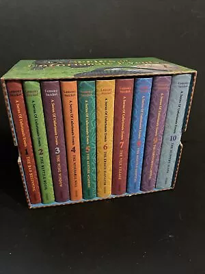 LEMONY SNICKET - A Series Of Unfortunate Events - Books 1-10 - Hardback Box Set • £14.95