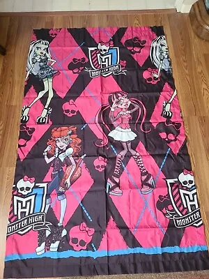 Set Of 2 Monster High Doll Girls Room Curtain Panels 42 X 64  • $25