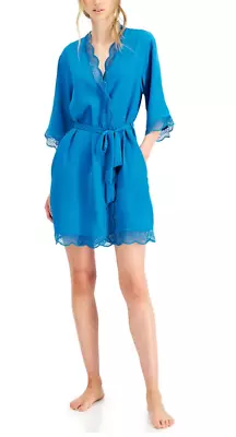 Inc International Concepts Lace Trim Short Robe Size Xs • $25.80