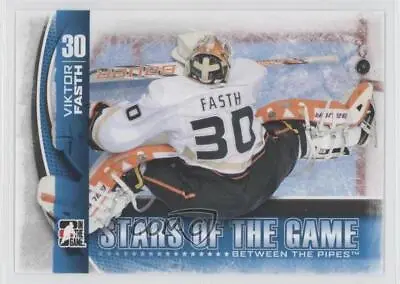 2013-14 ITG Between The Pipes Viktor Fasth #19 Rookie RC • $1.23