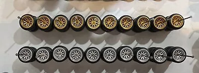 Hot Wheels - Matchbox Wheels Rubber Tires (10-Sets) 1/64 Real Riders BBS • $19.99