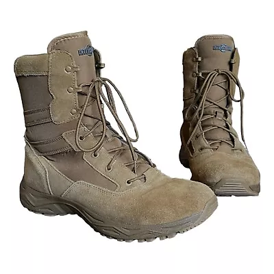 INTERCEPTOR Frontier 6  Tactical Soft Toe Suede Boots MNIN27DP001 Tan Sz 10 • $35.96