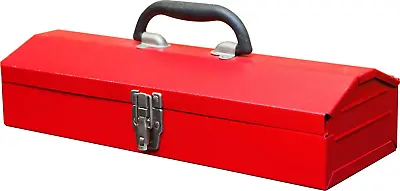 BIG RED TB102 Torin 16  Hip Roof Style Portable Steel Tool Box With Metal Lat... • $17.15