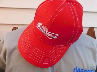 VINTAGE BUDWEISER BEER Baseball Hat Adjustable FREE SHIPPING • $9.99