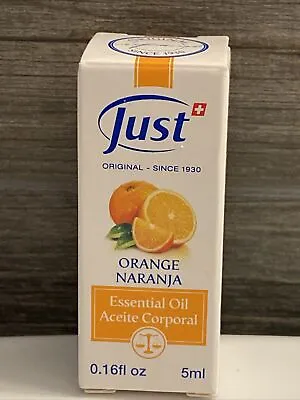 $14.99 • Buy Swiss Just - Orange Essential Oil 5ml