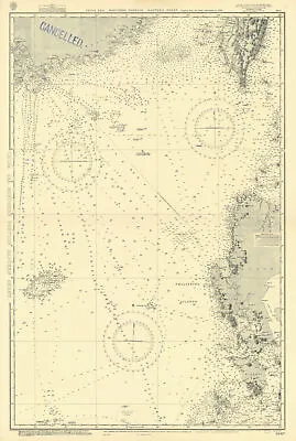 $257.60 • Buy South China Sea Taiwan Luzon Guangdong Hong Kong ADMIRALTY Chart 1882 (1955) Map