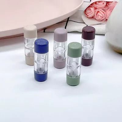 £2.59 • Buy Shape Mini Storage Eye Care Contact Lens Container Contact Lens Case Lenses Box