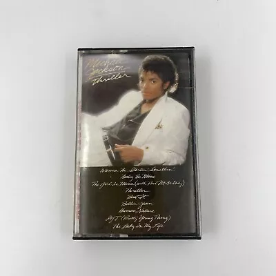 Michael Jackson Thriller Cassette Tape 1982 Epic • $7.99