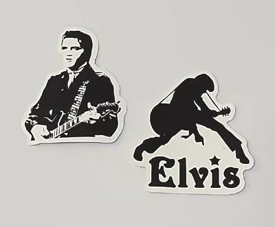 *2* New Elvis Presley Waterproof Water Bottle Vinyl Stickers B/W • $5.40